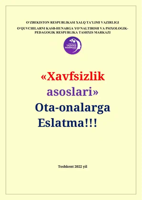 "Xavfsizlik asoslari"