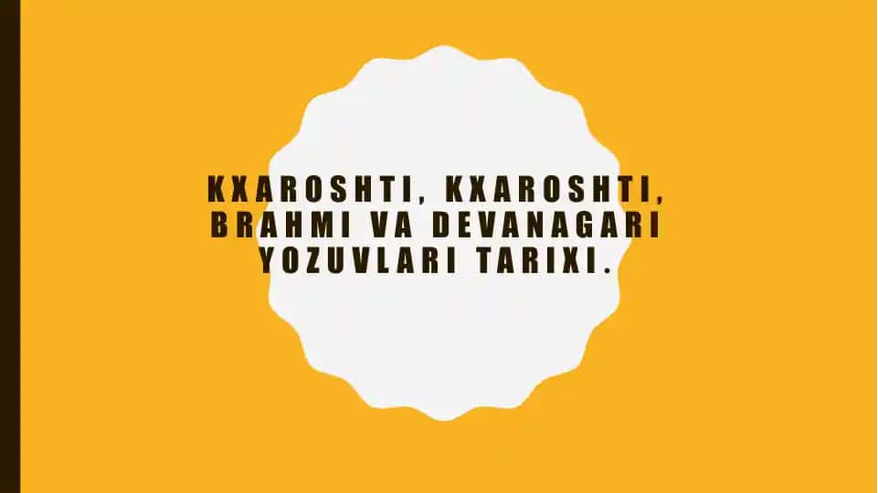 Kxaroshti, Brahmi va Devanagari yozuvlari tarixi