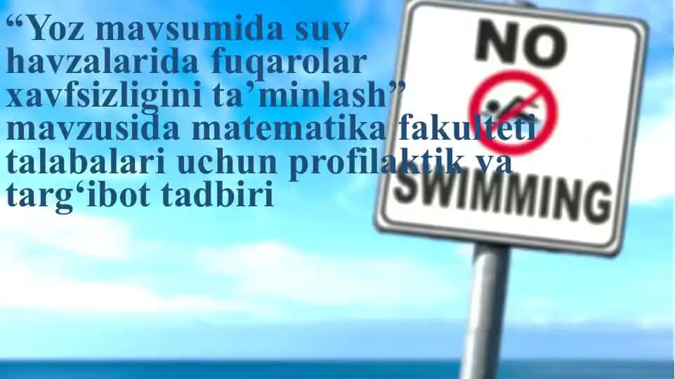 Yozmavsumida suv havzalari
