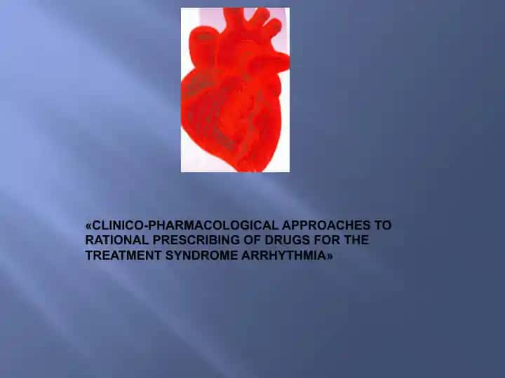 Cardiac Arrhythmias Treatment