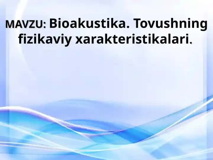 Bioakustika