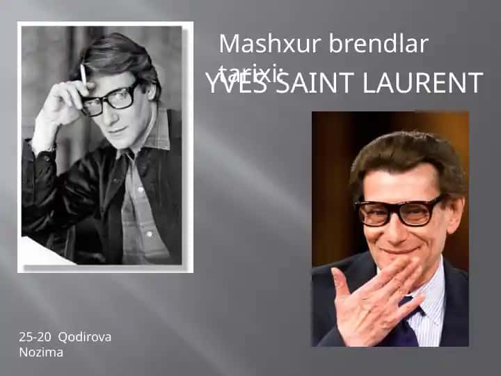 Yves Saint Laurent