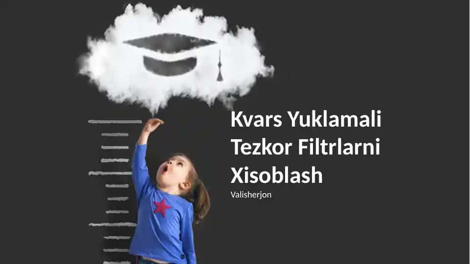 Kvars Yuklamali Tezkor Filtrlar