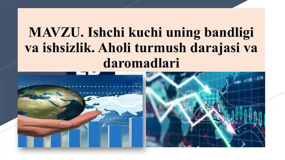 Ishchi kuchi va ishsizlik