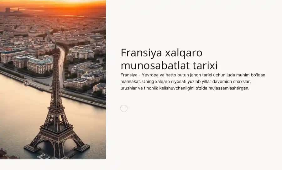 Fransiya xalqaro munosabatlar tarixi