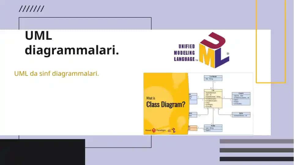 UML diagrammalari
