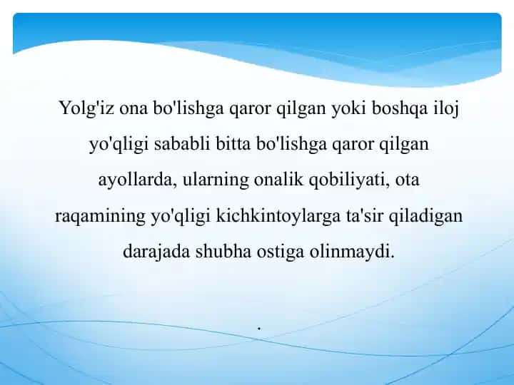 Yolg'on oilalar va ularning ta'siri