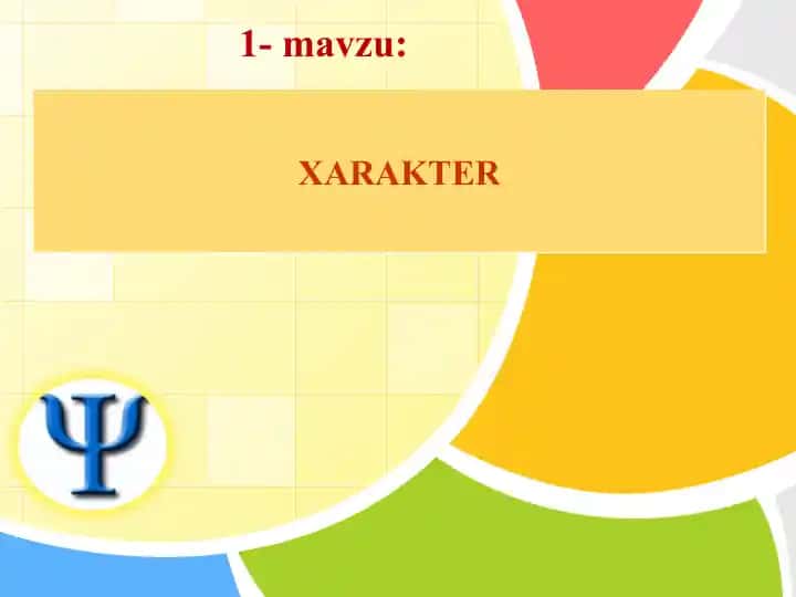 Xarakter
