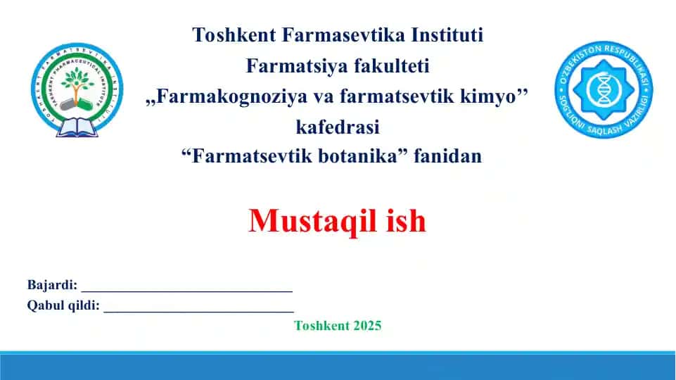 O'simliklar sistematikasi. Taqdimot 17 bet