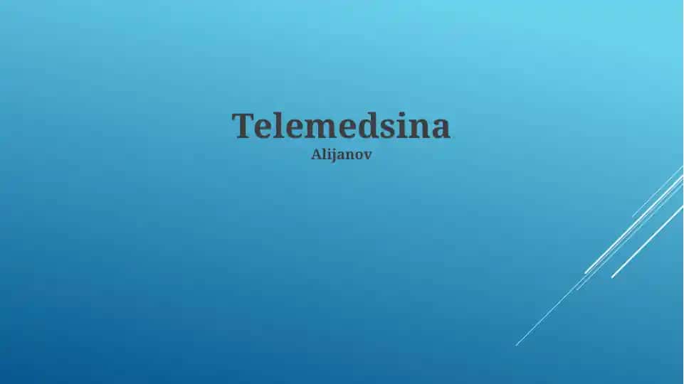 Telemeditsina