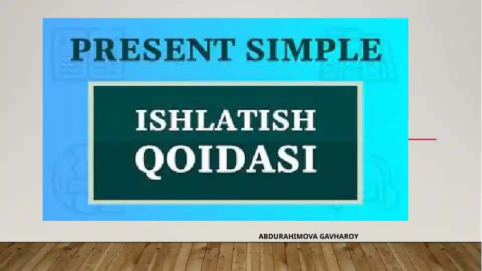 Present Simple