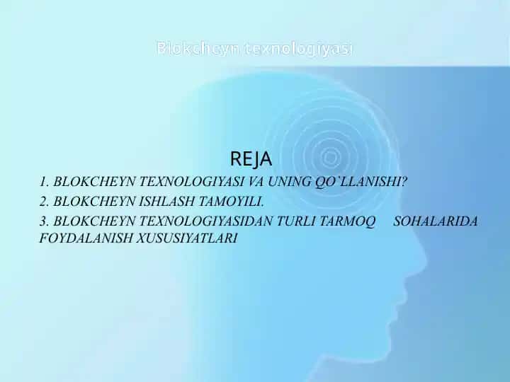 Blokcheyn texnologiyasi