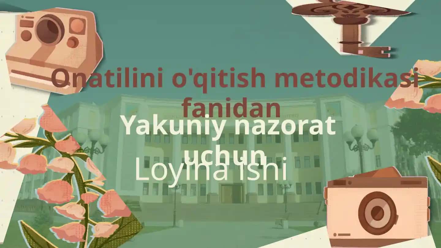 Onatili darslarida so'z boyligini oshirish metodikasi