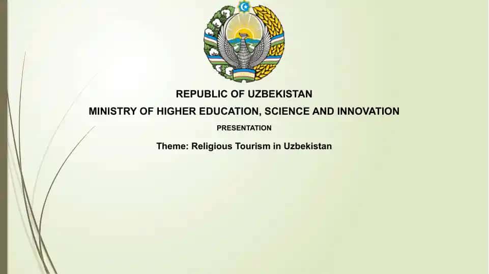 Religious Tourism in Uzbekistan