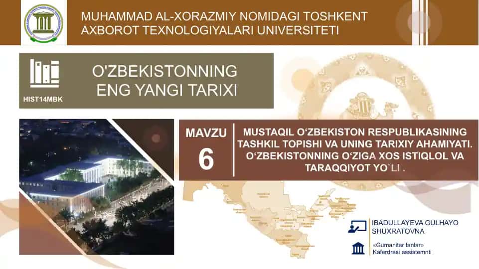 Oʻzbekistonning eng yangi tarixi