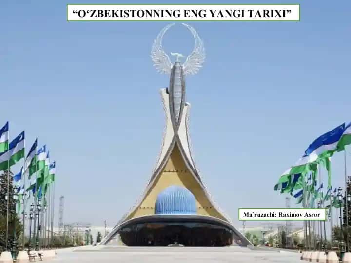 Oʻzbekistonning eng yangi tarixi