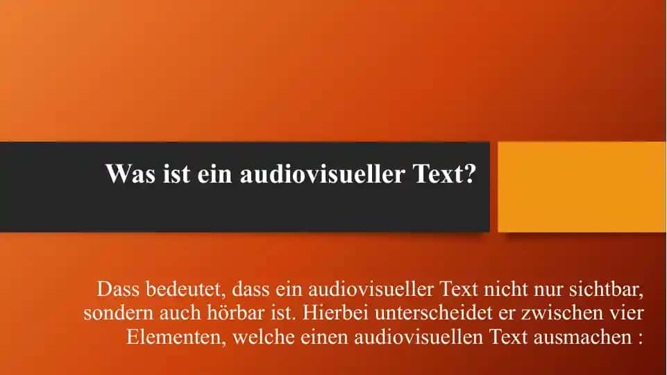 Audiovisueller Text