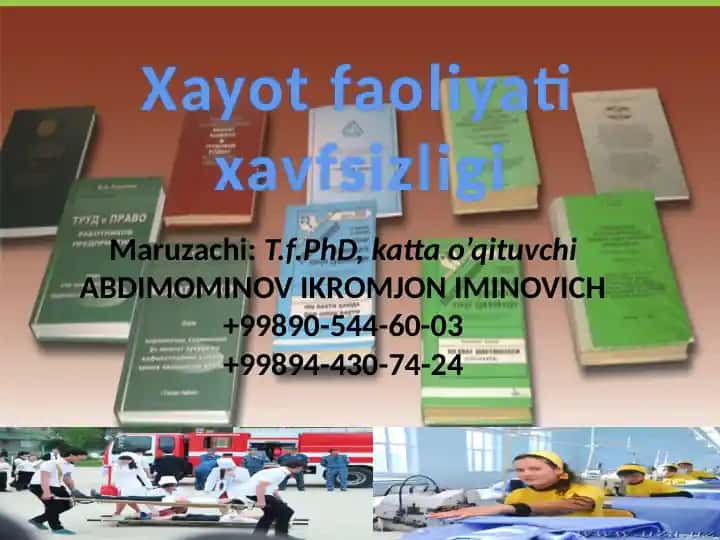 Xayot faoliyati xavfsizligi