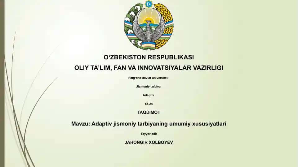 Adaptiv jismoniy tarbiya