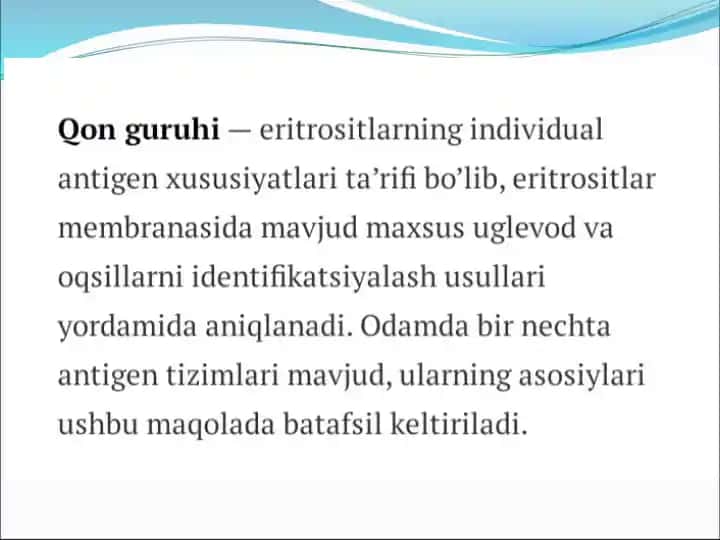 Qon guruhi