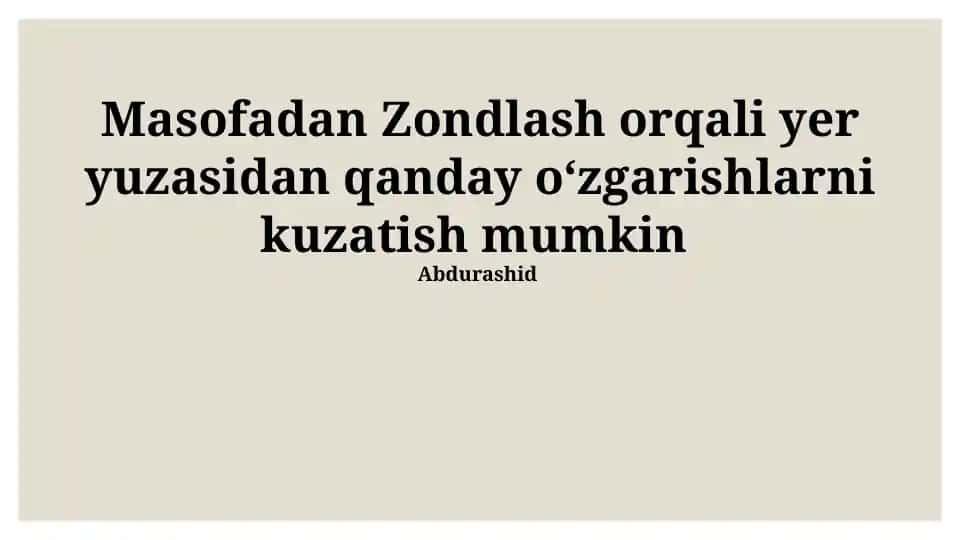 Masofadan Zondlash