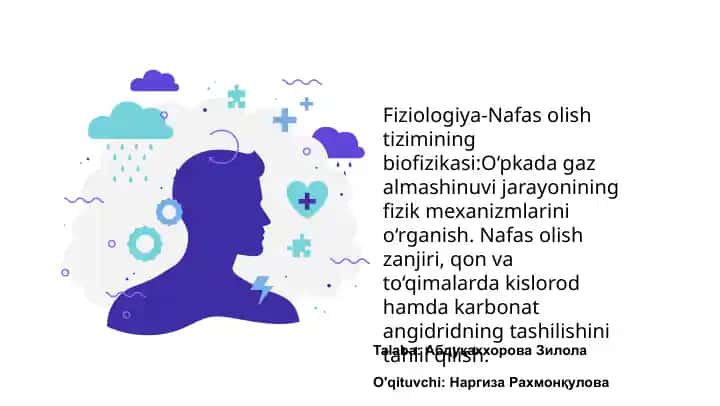 Fiziologiya-Nafas olish tizimining biofizikasi