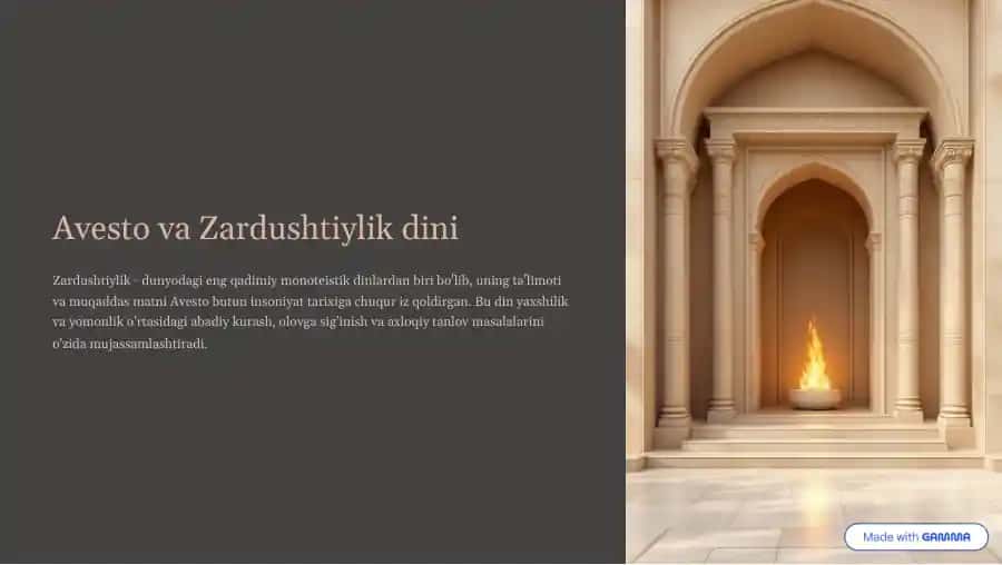 Zardushtiylik dinining tarixi
