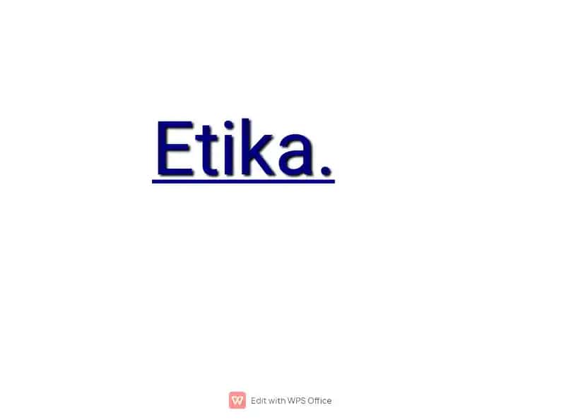 Etika