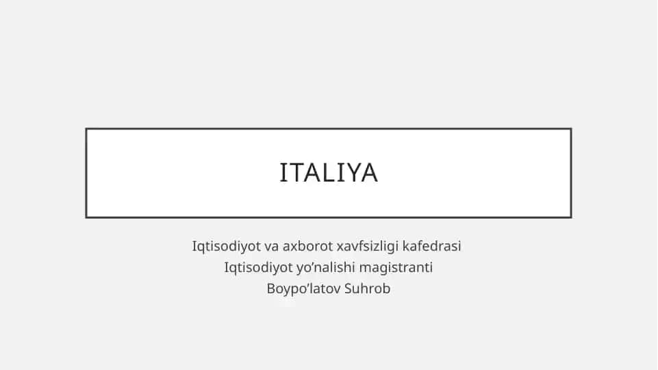 Iqtisodiyot va axborot xavfsizligi kafedrasi