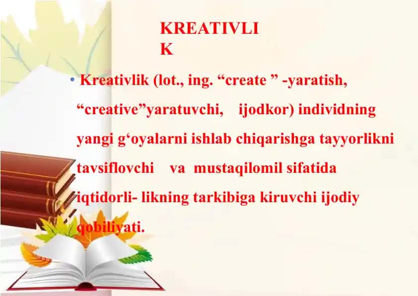 Kreativlik
