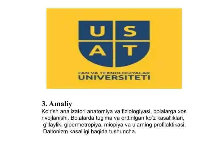Ko’rish analizatori anatomiya va fiziologiyasi