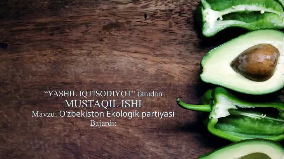 O‘zbekiston Ekologik Partiyasi