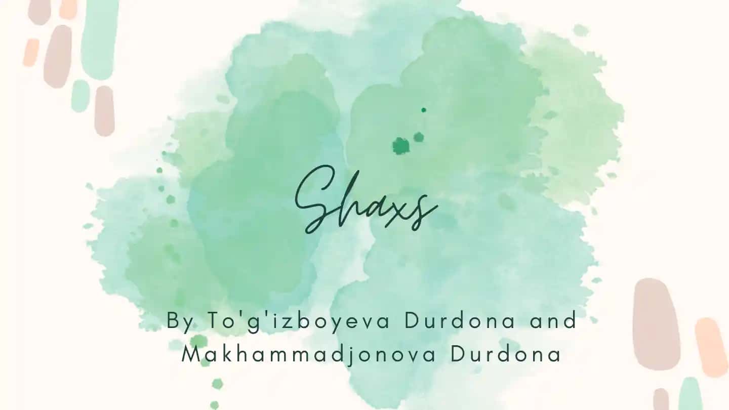 Shaxs psixologiyasi