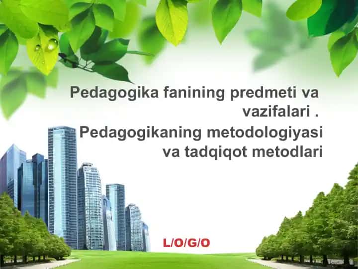 Pеdаgоgikаni o’rgаnish zаruriyati