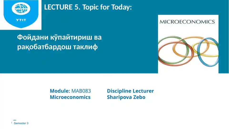 Microeconomics