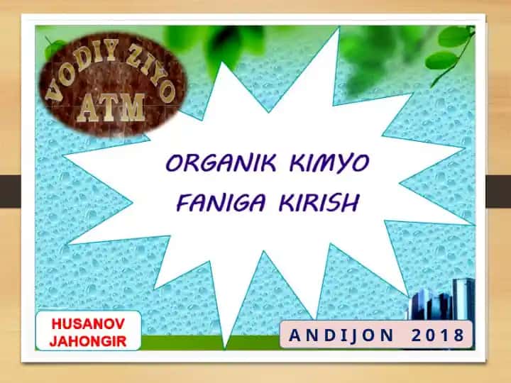 Organik kimyo