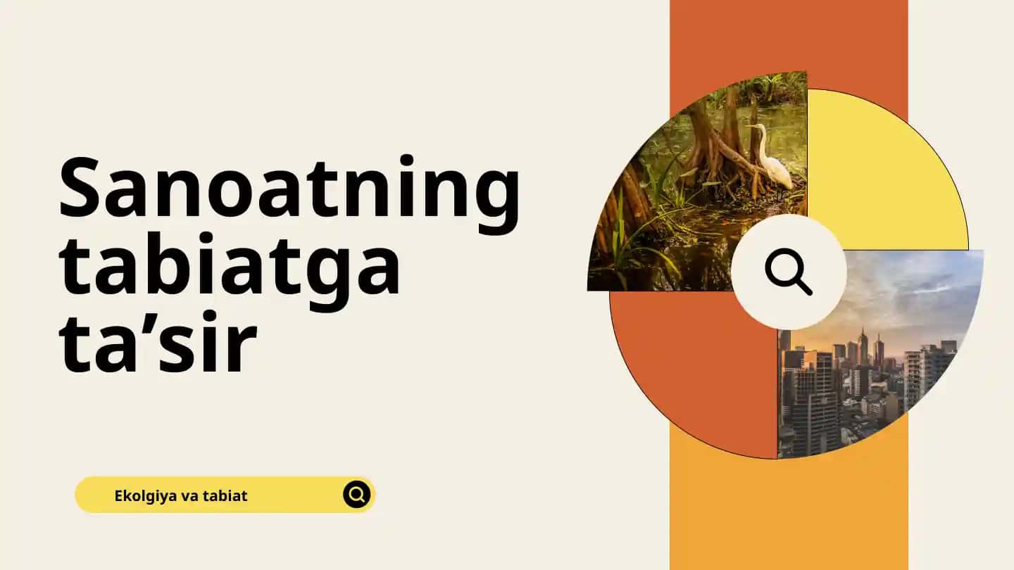 Sanoatning tabiatga ta’sir