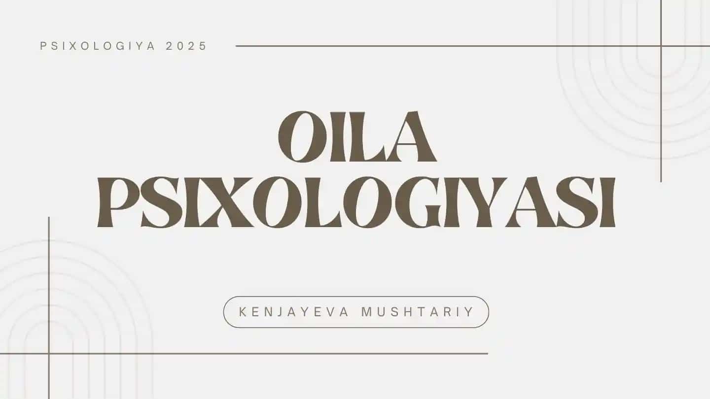 Oila psixologiyasi