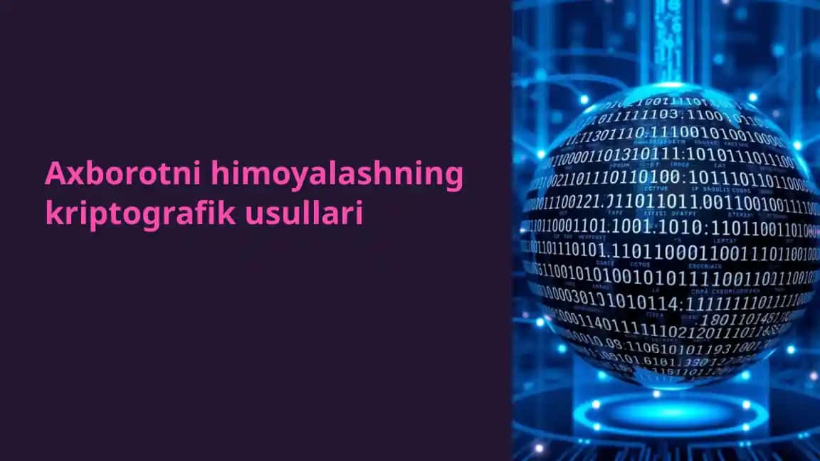 Kriptografik usullari