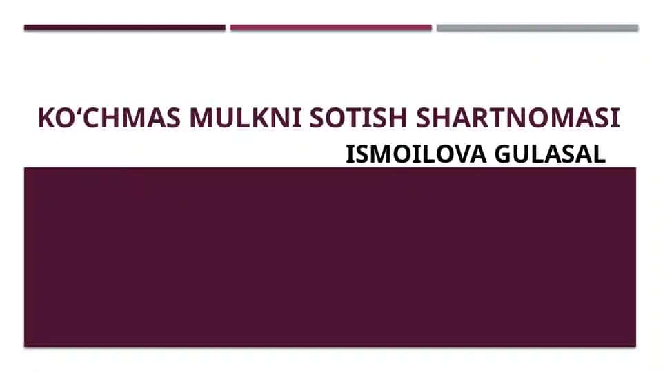 Koʻchmasmulknisotishshartnomasi