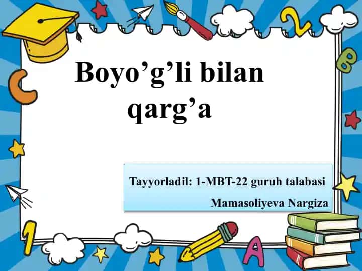 Boyo'g'li bilan qarg'a