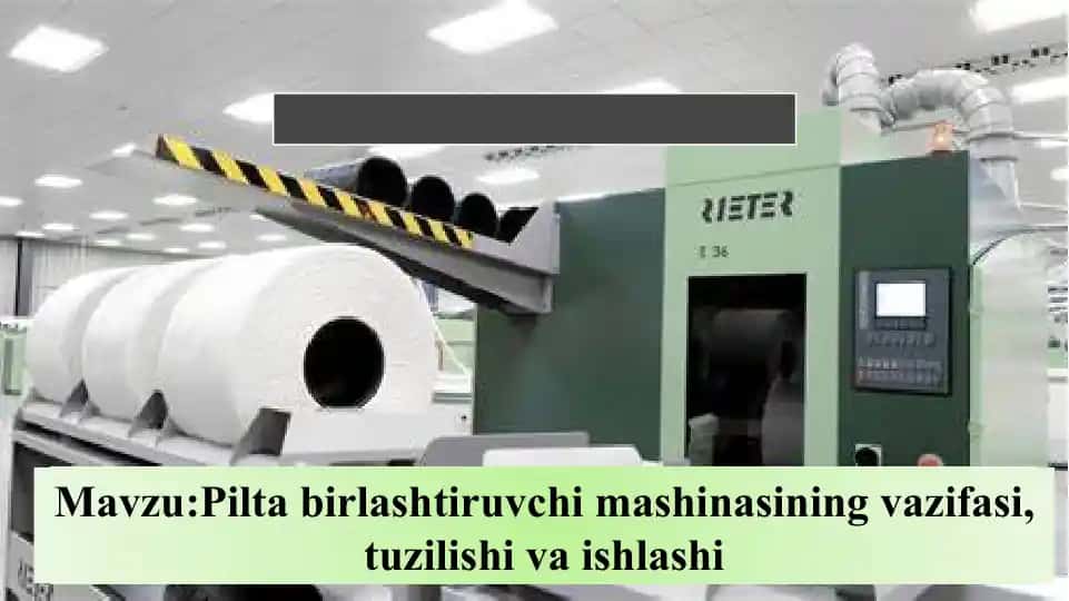 Pilta birlashtiruvchi mashinasi