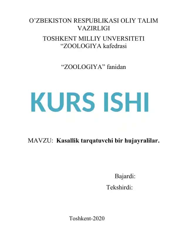 Kasallik tarqatuvchi bir hujayralilar