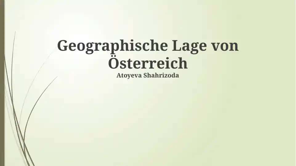 Geographische Lage von Österreich