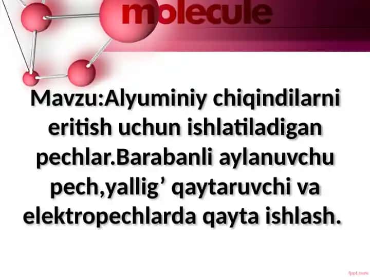 Alyuminiy chiqindilar eritish uchun ishlatiladigan pechlar