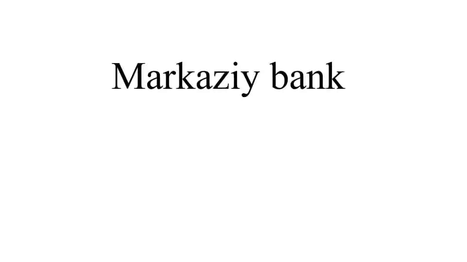 Markaziybank