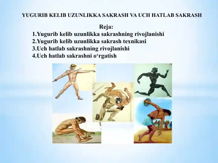 Yugurib kelib uzunlikka sakrash va uch hatlab sakrash