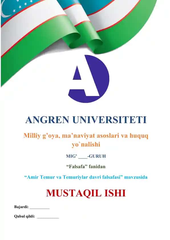 Amir Temur va Temuriylar davri falsafasi