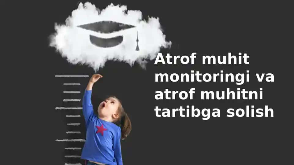 Atrof-muhit monitoringi va atrof-muhitni tartibga solish