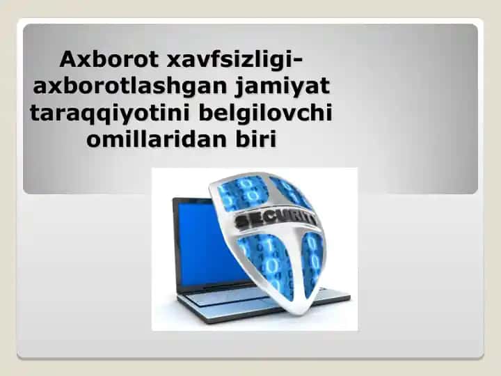 Axborot xavfsizligi